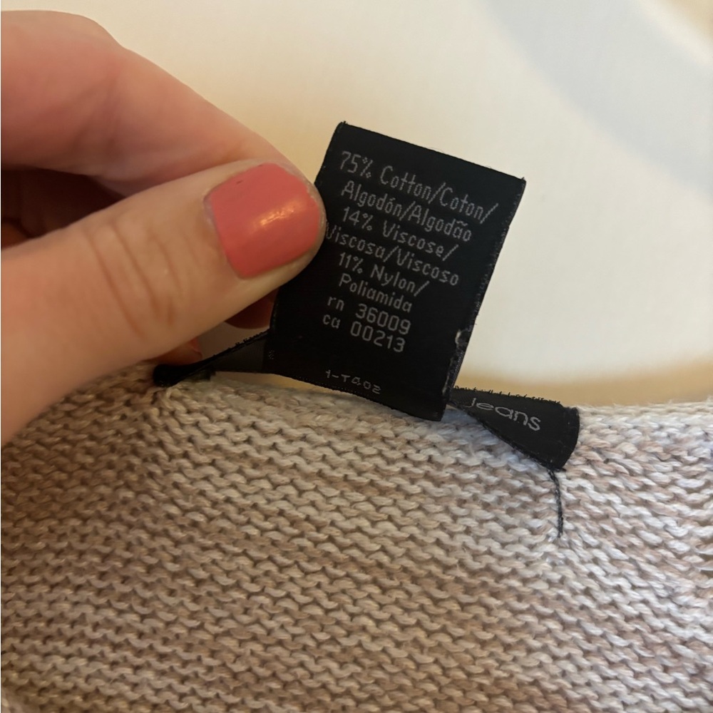 Calvin Klein Jeans Women's Beige Sweater - Picture 4 of 6